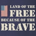 thumbnail image 3 of CafePress - Land Of The Free Long Sleeve Dark T Shirt - Long Sleeve Dark T-Shirt, 3 of 4