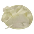 thumbnail image 3 of LEKODE High Tea Hats for Women Ladies Hats Fashion Hats for Women Fancy Hats for Women Hair Feathers Clip in Tea Party Hat Vintage Hat Yellow One Size, 3 of 5