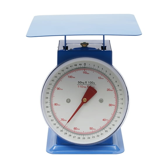 Wildnix Mechanical Scales, High-Quality Iron Construction, Dual-Scale Dial, 110 lbs Capacity, Accurate 0.1kg/0.22lbs Measurements, Easy to Clean, Compact and Portable Design