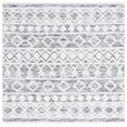 thumbnail image 2 of SAFAVIEH Augustine Cromwell Geometric Area Rug, Black/Ivory, 6'4" x 6'4" Square, 2 of 11