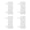 White, variant on lanema 4Pcs Plastic Garden Retaining Fence Stone Look Border Panels Garden Edging