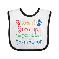 Inktastic Future Team Roper Cowboy Rodeo Boys or Girls Baby Bib