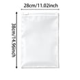 thumbnail image 3 of Large Capacity Breathable Storage Bags, Clear Frosted Polyester Organizer with Zipper, for Bedding Blankets Comforters Quilts Duvets, Travel Storage Solution, Maximize Closet Space, 3 of 4