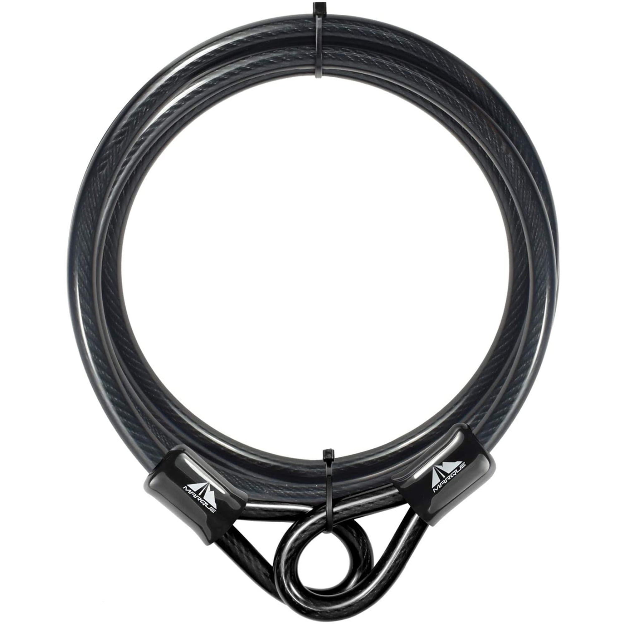 MARQUE Bicycle Lock Security Cable Compatible with Padlock, Disc Lock