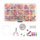 thumbnail image 1 of 350 piezas Juego de de joyería Accesorios Juguetes para niños Niña Juguete de joyería DIY + 1 pieza de hilo elástico + 20 piezas de broche de, 1 of 9