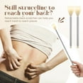 thumbnail image 3 of 100 Pcs Extendable Back Scratcher Bulk 7"-14.6" Three Section Retractable Scratcher Telescoping Massage Tool with Stainless Steel Rod for Men Women Gifts Reducing Back Itching, 3 of 7