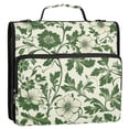 thumbnail image 5 of FORMRS Zipper Binder with Shoulder Strap 2-inch Ring 500 Sheet Capacity File Bag, Green Floral, 5 of 5