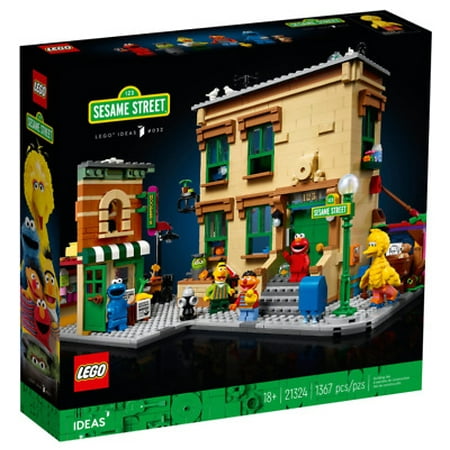 Lego Ideas 123 Sesame Street 1367 Bricks 18 21324