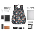 thumbnail image 4 of Balery Colorful Mushrooms Mochila ligera para hombre y mujer: duradera e impermeable, ideal para la escuela, el trabajo, viajes y uso diario., 4 of 7