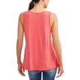 thumbnail image 2 of Women's V-Neck Trapeze Tank Top, 2 of 3