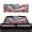 American Flag Decoration, variant on POLERO Wood US Flag Print Vinyl Truck Rear Window Decal, 66.9 x 22.4 Inch Perforated Weatherproof Car Rear Windshield Sunshade for Most Pickup Trucks