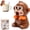 Monkey, variant on Clip-On Mini Fan for Cup & Bowl,Monkey/Panda/Cat-Shaped Air-Blowing Cooling Attachment for Hot Drinks,Cute Animal Shaped Personal Fan for Cooling Coffee,Rechargeable Portable Desk & KitchenFan