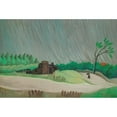 thumbnail image 2 of Henri Rousseau 24x17 Black Ornate Framed Double Matted Museum Art Print Titled: One Morning in Rain (1896-97), 2 of 5