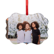Customizable Photo Ornament, Scalloped (Highly Quality Acrylic)