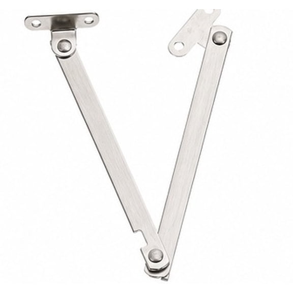 ELAYARD 10Pcs Adjustable Folding Lid Stay Hinge Heavy Duty Stainless Steel Cabinet Support for Fishing Displays