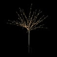 thumbnail image 4 of Alpine Corporation 39"H Indoor/Outdoor Metallic Foil Tree Stake Holiday Decoration with White LED Lights, 4 of 12