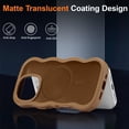 thumbnail image 3 of Magnetic for iPhone 14 Pro Case, Compatible with MagSafe, Transparent Wave Frame Design Case Soft Edge Cover Cute Clear Matte Shockproof Protective Phone Case, 3 of 6