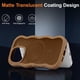 thumbnail image 3 of Funda magnética para iPhone 16 Pro, compatible con MagSafe, diseño de marco ondulado transparente 2025, funda protectora de borde suave, bonita, transparente, mate, a prueba de golpes, 3 of 6