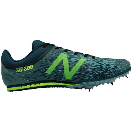 New Balance Men's MD500v5 Track and Field Shoes (Grey/Yellow, (Best Track Shoes For Hurdles)