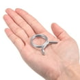 thumbnail image 5 of Unique Bargains Double Wire Spring Hose Clamp, 65Mn Steel 25mm Fuel Line Silicone Tube Spring Clips, Silver Tone, 10 Pack, 5 of 5