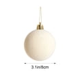 thumbnail image 3 of TMOYZQ 10 PCS Christmas Balls Bulk Shatterproof Plastic Christmas Tree Decorations for Decorative Hanging Baubles 3.1in, 3 of 6