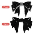thumbnail image 2 of Raindrops Black Rhinestone Bow Knot Shoe Decoration for Fashionable DIY Children Shoe Accessories 1 Pair, 2 of 8