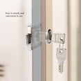 thumbnail image 4 of Safe Cabinet Locks, Drawer Lock, Easy Installation For Office For Household Furniture Display Cabinet, 4 of 8