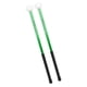 thumbnail image 2 of Juego de 2 piezas de baquetas de tambor de práctica CUTICAT cabezal de fieltro verde, 2 of 8