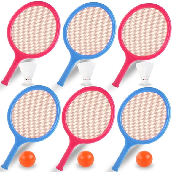 Juego de raquetas de bádminton Liberty Imports para niños de 16 pulgadas, paquete de 6