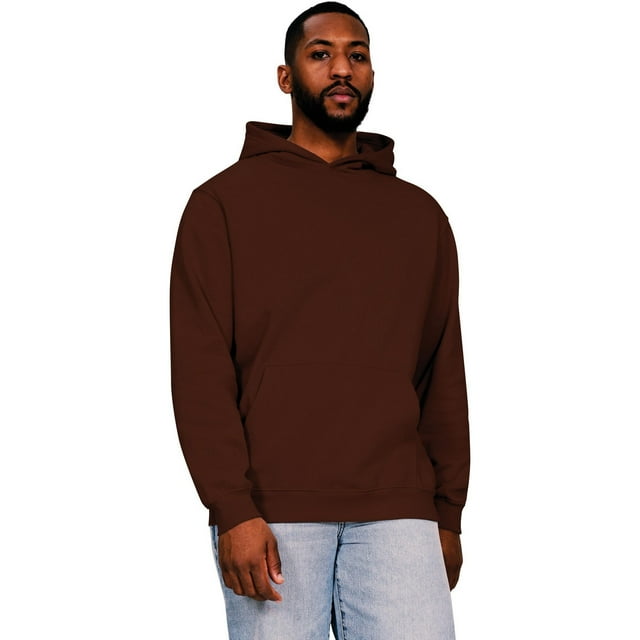 Casual Classics - Sudadera Core de Algodón Ringspun para Hombre (Chocolate)