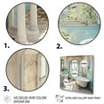 thumbnail image 3 of Designart "Farmhouse Bathroom beauty I" Bath & Laundry Floater Framed Wall Art Print, 3 of 7