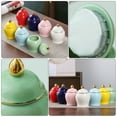 thumbnail image 5 of Sealed Ceramic Tea Jar Kitchen Storage Box Exquisite Shaped Container with Lid 70ml, 5 of 6