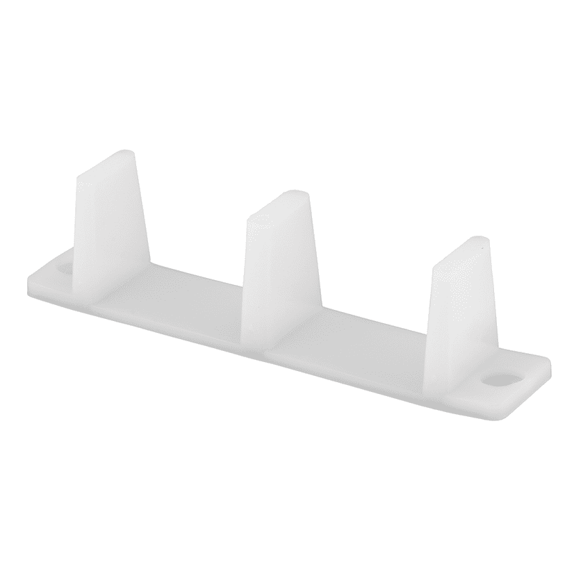 Sliding Closet Door Bottom Guide 4 3 16 In Plastic White 2 Pack Com Sliding Closet Door Bottom Guide 4 3, Sliding Closet Doors Over Carpet Guide