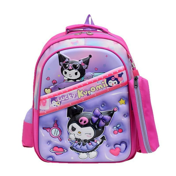 Kuromi Kids EVA Hard Shell Bag Cartoon Fashion Student Shoulder Bag Backpack