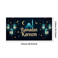 thumbnail image 3 of LUUFILx Ramadan Kareem Festive Lantern Backdrop Decoration for Celebrations Religious Festivities Party Supplies Event Props Home Decor Background, 3 of 9