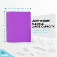 thumbnail image 4 of Enday Folder with Pockets 2 Pocket Portfolio Folder for School and Office Purple, 4 of 7