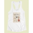 thumbnail image 3 of Seashell Sketch Ii Racerback Tank Women -Naomi McCavitt Designs, Female XX-Large, 3 of 4