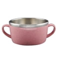 thumbnail image 2 of Tazón de fuente Sunnimix acero inoxidable grado alimenticio Color rosa para niños, 2 of 4
