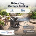 thumbnail image 2 of Lasko Misto 15" 3-Speed Pivoting, Powered Louvers Outdoor Misting Fan 7050, 2 of 6