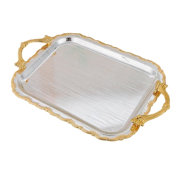 Bandejas decorativas Bandeja de tocador Organizador de encimera Elegante bandeja para mesa de café con 38 x 255 x 36 cm