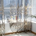 thumbnail image 3 of Zmeidao Sheer Curtain Tulle Window Voile Drape Valance 1 Panel Fabric, 3 of 6