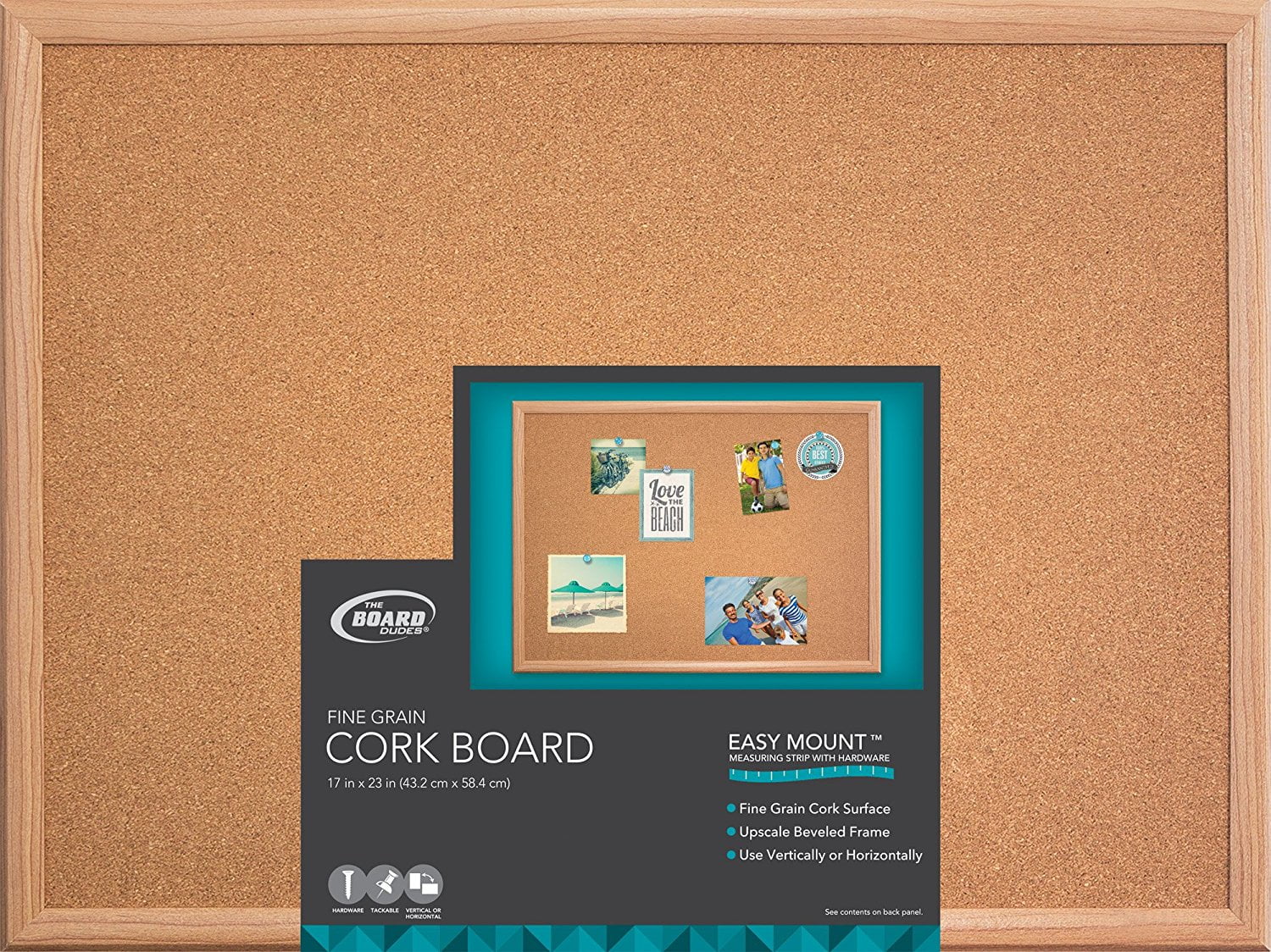 Board Dudes 17\' X 23\' Chalk Board With Oak Style Frame CXM80 