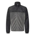 thumbnail image 1 of Columbia Steens Mountain 2.0 Chaqueta de forro polar con cremallera completa para hombre, negro/parrilla, grande Columbia 147667, 1 of 8
