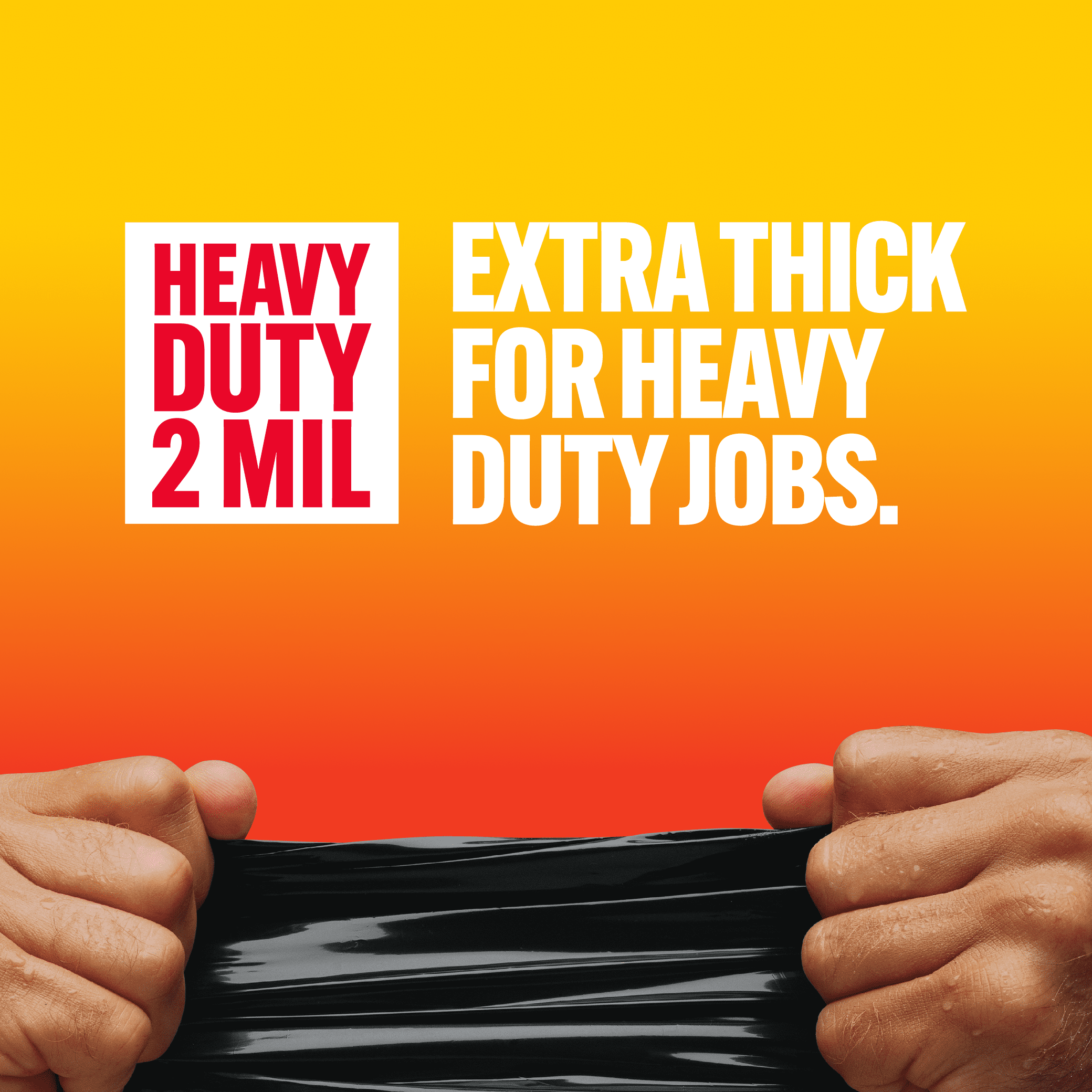 (4 pack) Husky 42 Gallon Heavy Duty 2 Mil Contractor Bags, 40 Bags