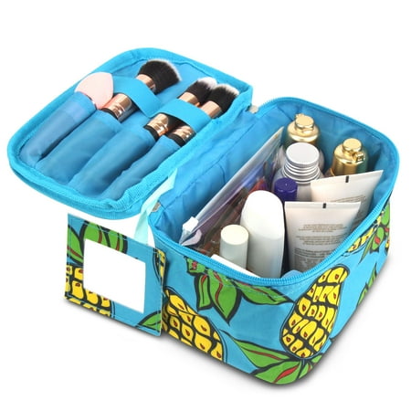 Zodaca Lightweight Makeup Travel Cosmetic Bag Case Multifunction Pouch Toiletry Zip Wash (Best Lightweight Travel Cases)