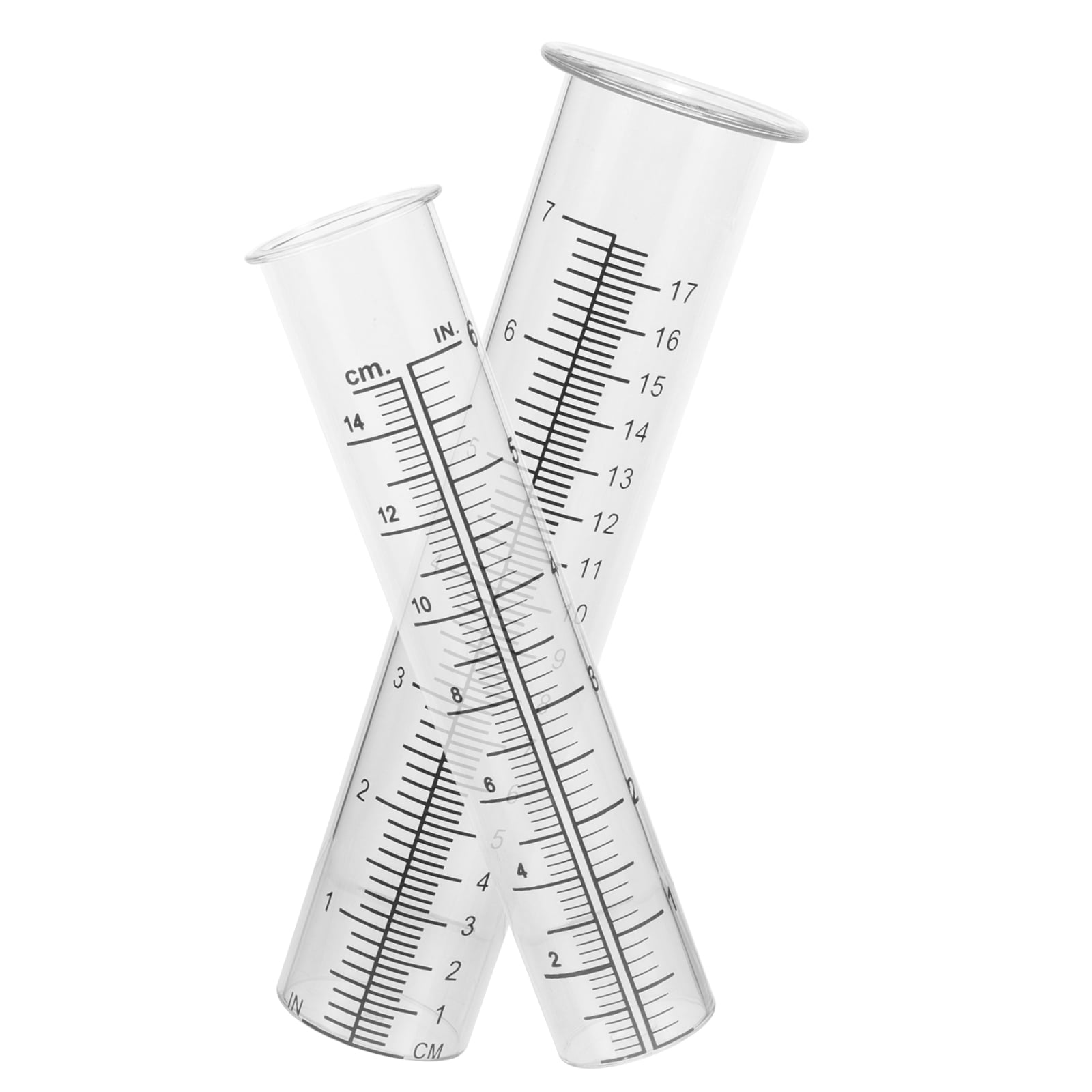 Raindrops 2Pcs Rain Measure Gauge Garden Accurate and Reliable for Homeowners