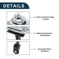 thumbnail image 4 of Tope Limitador de Correa de Verificación de Puerta Único Bargains No.6Y0837249F para Skoda Fabia I 2000-2007, 4 of 7