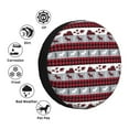 thumbnail image 4 of Goofa Buffalo Plaid Forest Pattern Universal Tire Cover for Jeep, SUV, Truck, and Trailer – Waterproof, UV-Resistant,Easy to Install, Fits 14"-17" Tires-15 inch, 4 of 6
