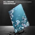 thumbnail image 6 of Tablet Case for Samsung Galaxy Tab A9+ Lightweight PU Leather/TPU Folio Case with Card Slots/View Stand - Protective Cute Cover,Blue Floral, 6 of 9
