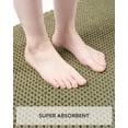 thumbnail image 3 of Waffle Bath Mat, Boho Bathroom Rugs Non Slip Washable Super Absorbent Quick Dry Farmhouse Bathroom Decor, 3 of 7